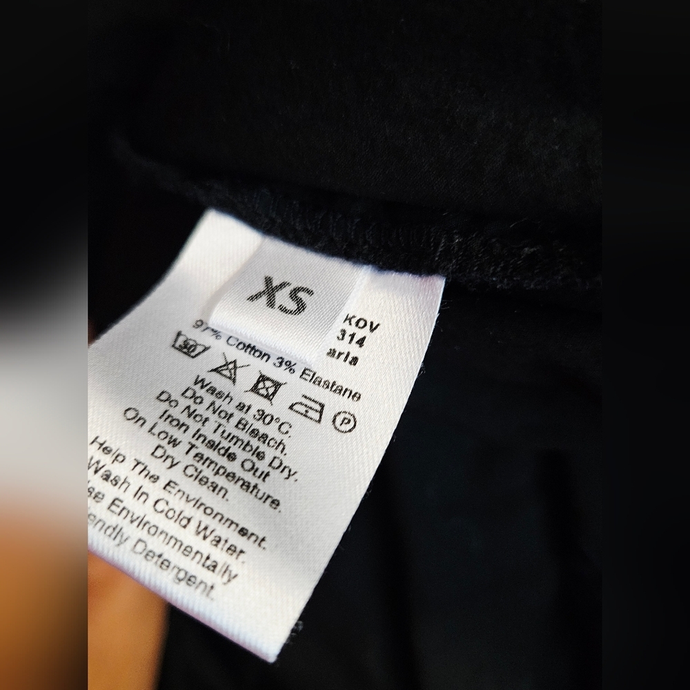 HENRIK VIBSKOV Size Xs Pump Black Cotton Dress - Picture 5 of 6